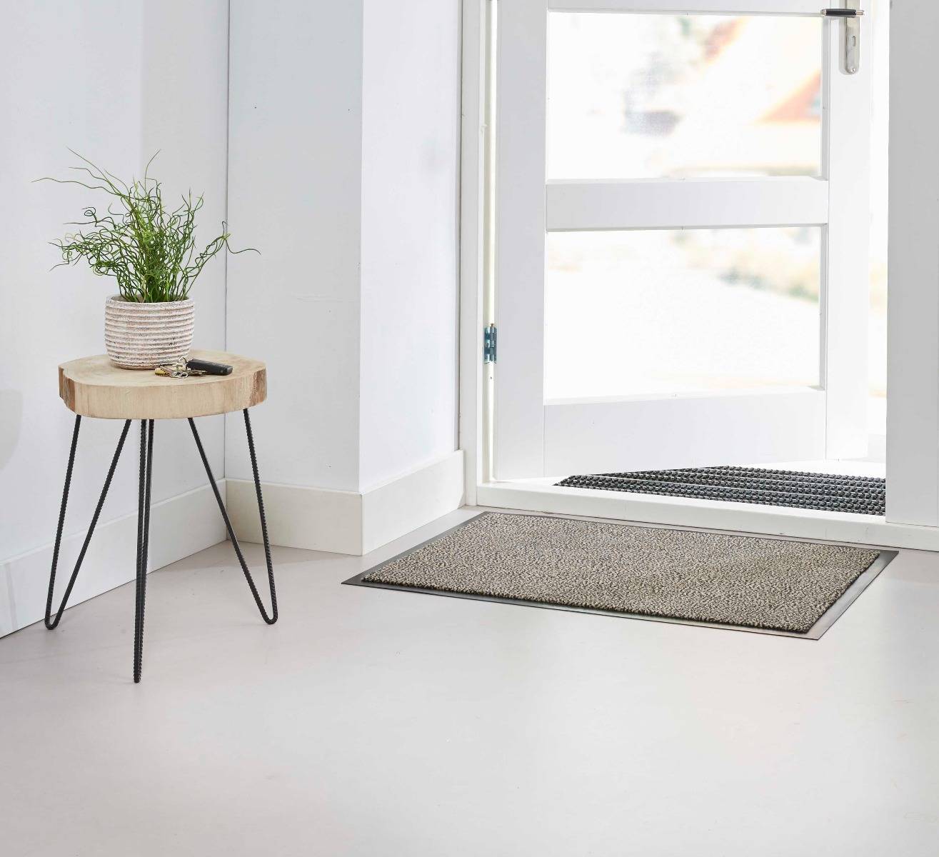 MD Entree - Deurmat - Shannon - Beige - Vloerkleed - Met antislip - Wasbaar- Vocht absorberend --3