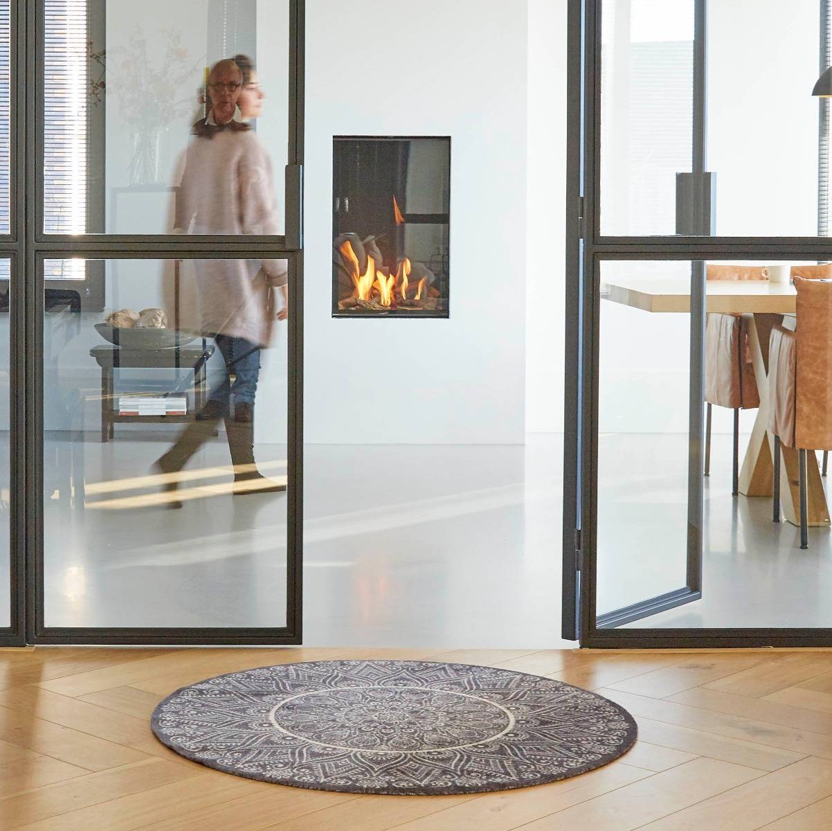 MD Entree - Vloerkleed - Universal - Mandala - 100 cm Ø-2