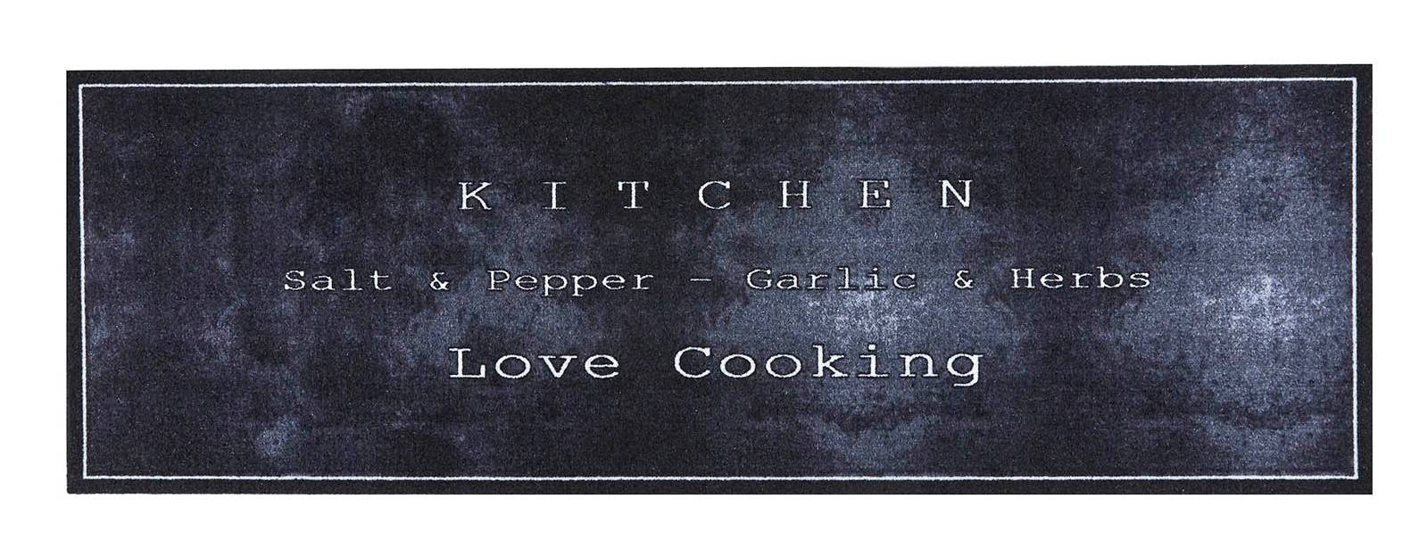 MD Entree - Keukenloper - Vloerkleed - Machinewasbaar - Cook&Wash - Love Cooking - 50 x 150 cm-0