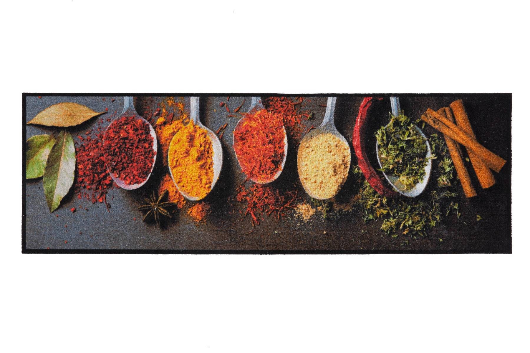 MD Entree - Keukenloper - Vloerkleed - Machinewasbaar - Cook&Wash - Cooking Herbs - 50 x 150 cm-0