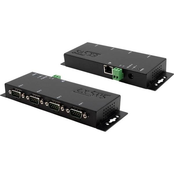 EXSYS GmbH Ethernet naar 4x RS-232 Converter voor Windows (EX-6164)