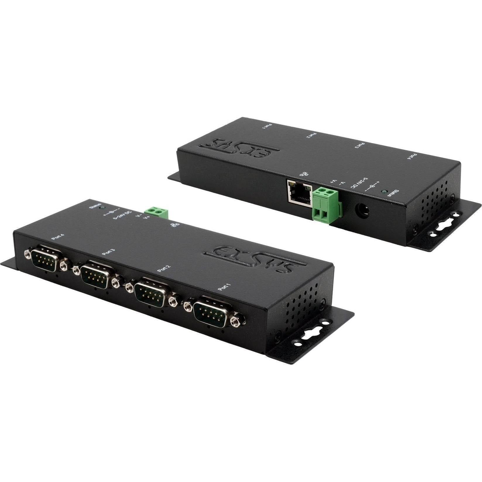 EXSYS GmbH Ethernet naar 4x RS-232 Converter voor Windows (EX-6164)-0