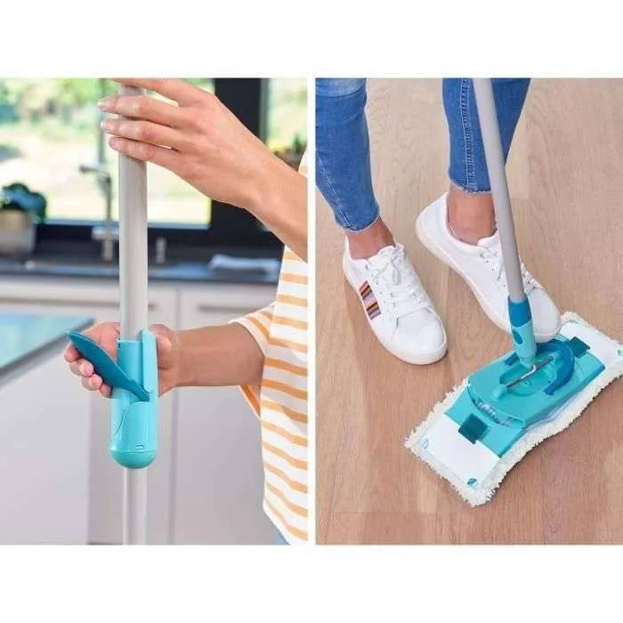 LEIFHEIT Clean Twist M Ergo 52120 Vloerreinigingsset - Vloermop met 33 cm hoes en emmer met gemakkelijk roterende spin-2