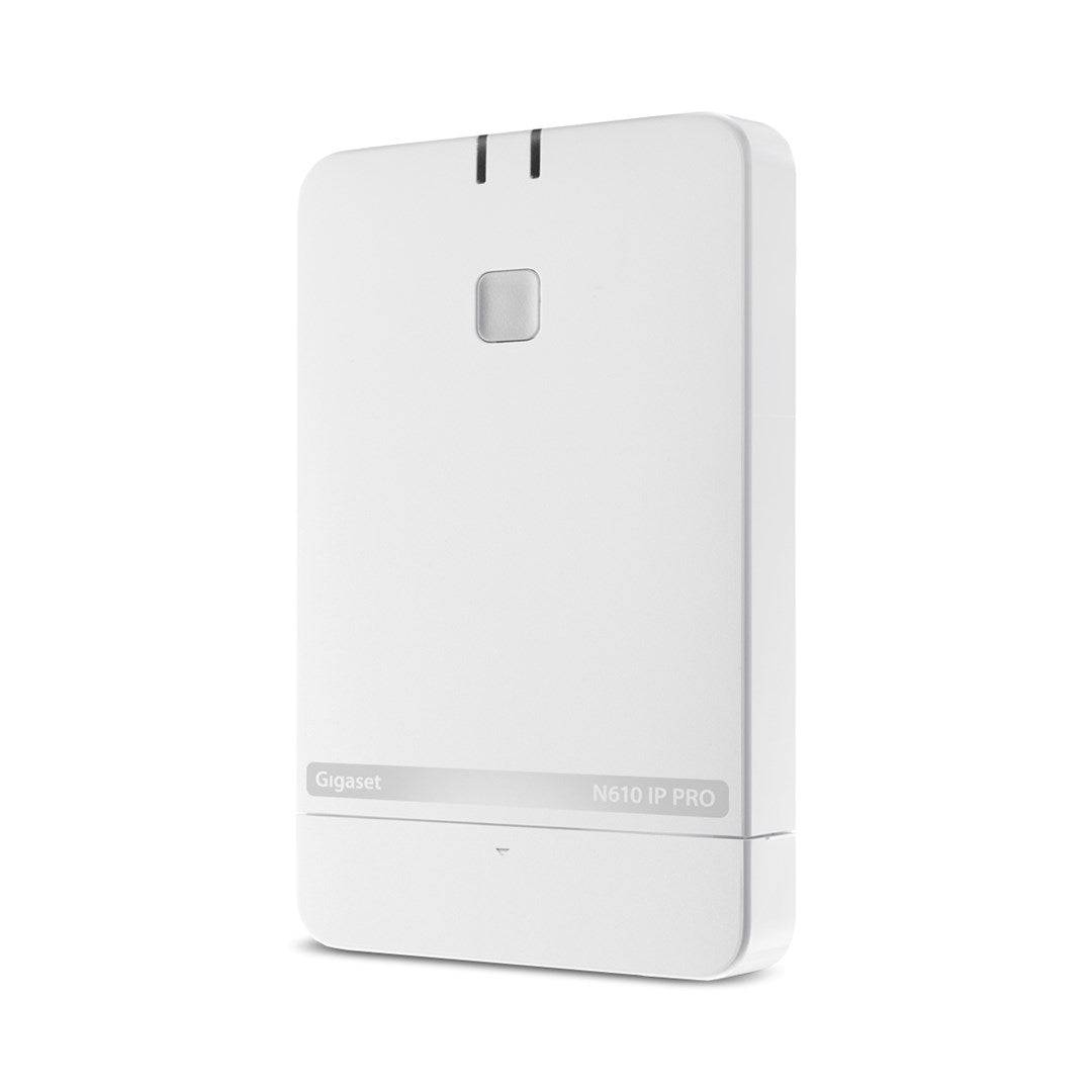 Gigaset N610 IP PRO - Basisstation voor Draadloze/VoIP Telefoon - Wit/Zilver (S30852-H2709-R101)-1