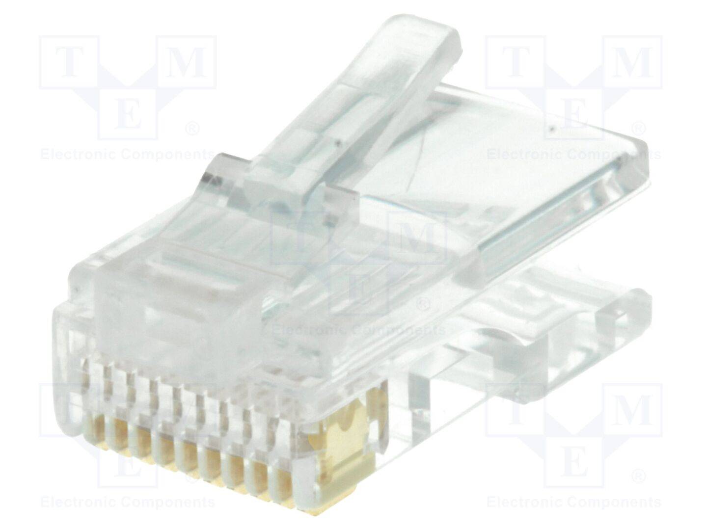 LUMBERG P-303 Connector: RJ50; stekker; PIN: 10; niet afgeschermd; verguld; IDC - 1 stuk-0