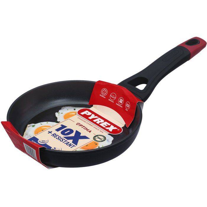 PYREX Koekenpan - 1455015 - Gesmeed Aluminium - Antiaanbaklaag - 20 cm - PFAS-vrij-0