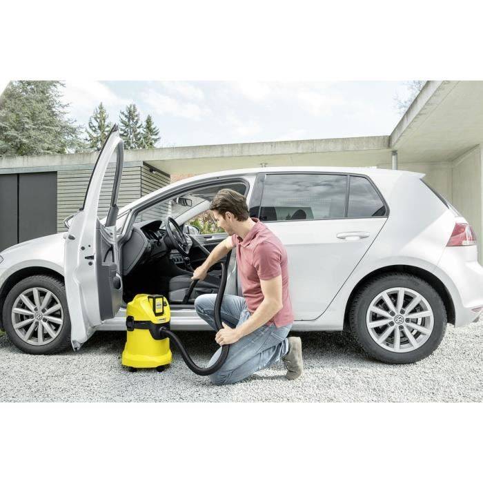 KARCHER WD 3 Draadloze Nat- en Droogstofzuiger - 17 L - 300W - Verwijderbare 36V/2.5Ah Accu-3