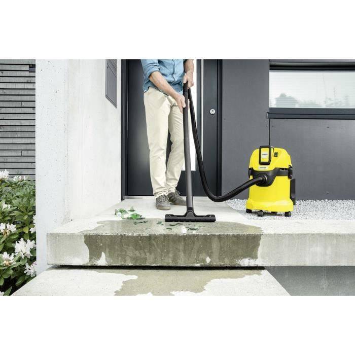 KARCHER WD 3 Draadloze Nat- en Droogstofzuiger - 17 L - 300W - Verwijderbare 36V/2.5Ah Accu-4