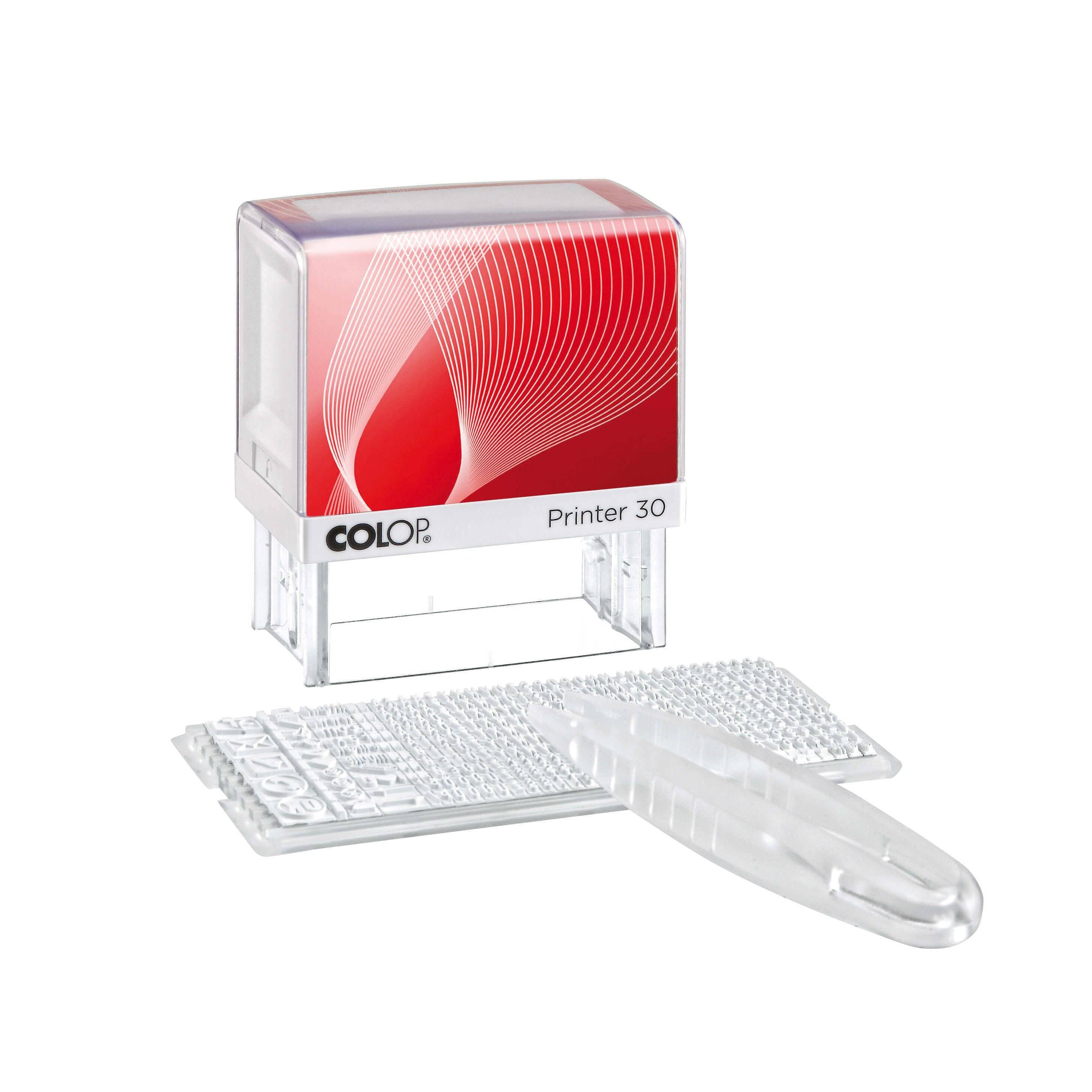 Colop 9004362394037 Colop - Tekststempel printer 301 letterset en pincet-0