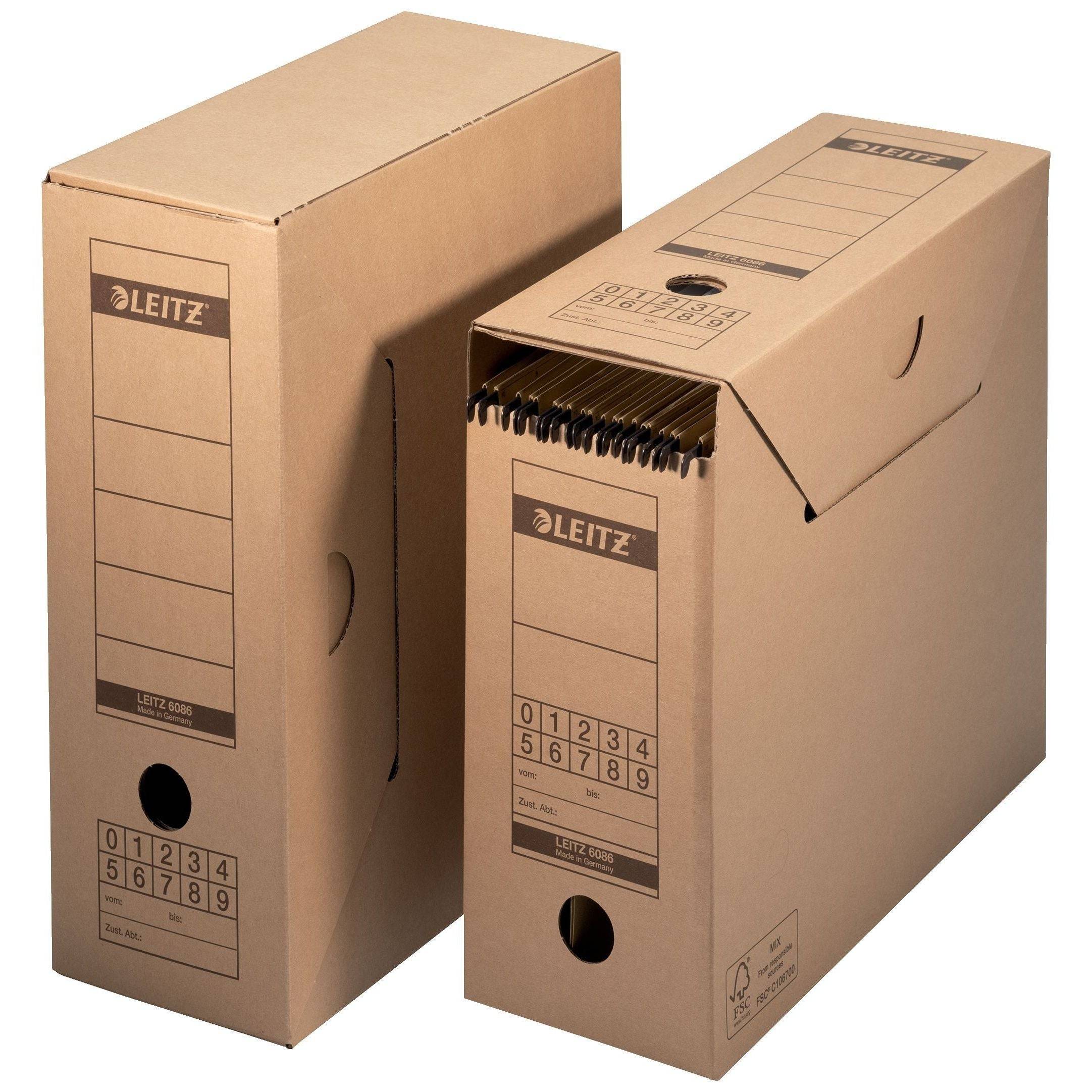Leitz 4002432345557 Leitz - 60860000 tijdschriftenhouder Karton Bruin-0