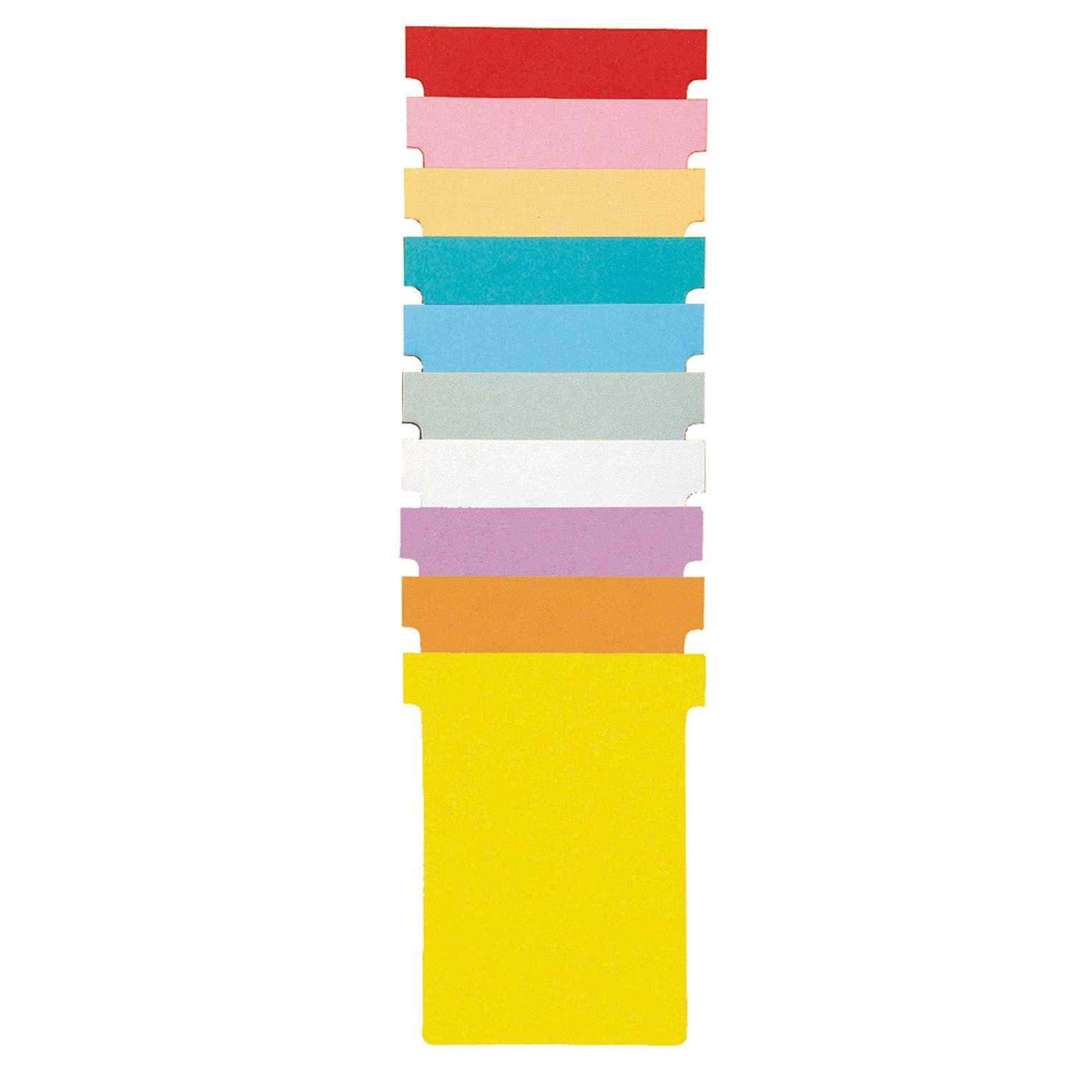 Nobo 5016812389221 Nobo - T-Kaarten Maat 4 Wit (100)-0