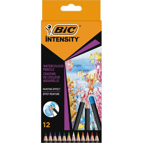 BIC 3086123717190  BIC -  aquarelpotlood Intensity, etui van 12 stuks