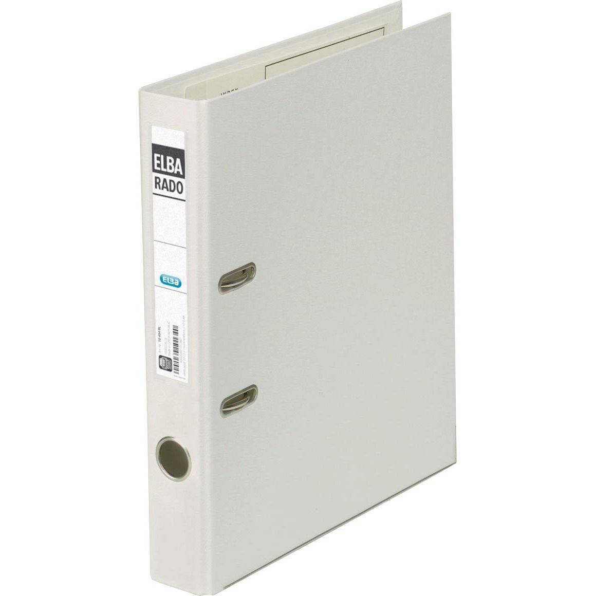 Elba 4002030101401 Elba - Rado Plast ordner, wit, rug van 5 cm-0
