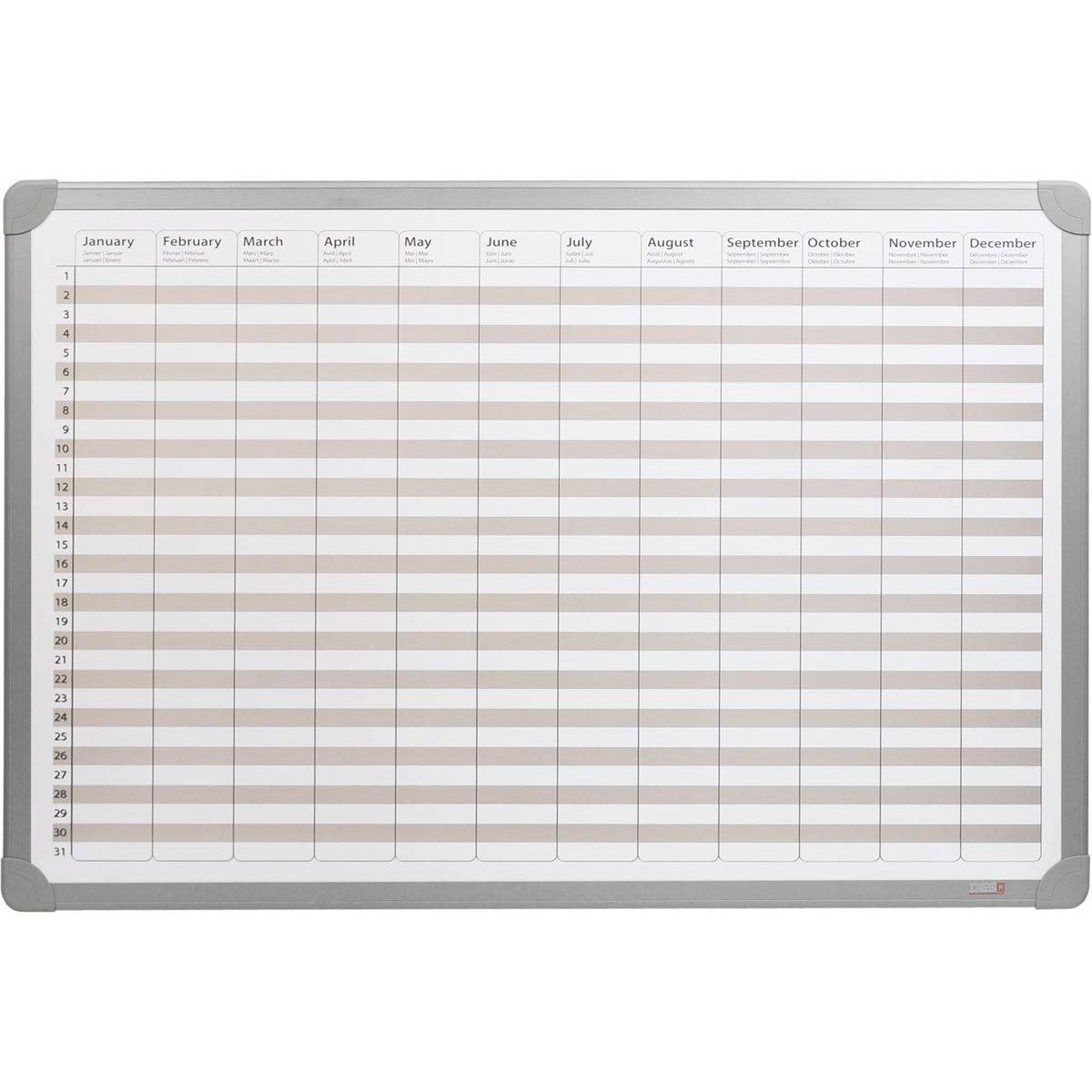 Desq 8717249814474 Desq - jaarplanner Business Classy, magnetisch, ft 60 x 90 cm-0