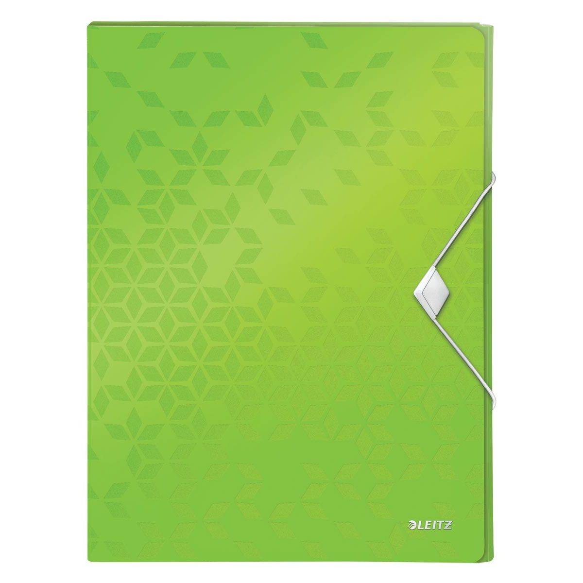 Leitz 4002432123391 Leitz - WOW elastobox ft A4, groen-0