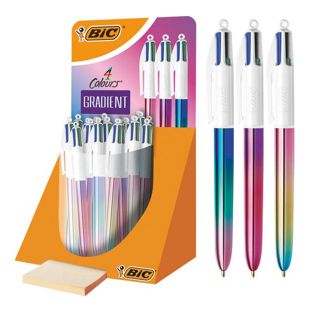 BIC 3086123713871 BIC - Balpen 4kleuren gradient m assorti-0