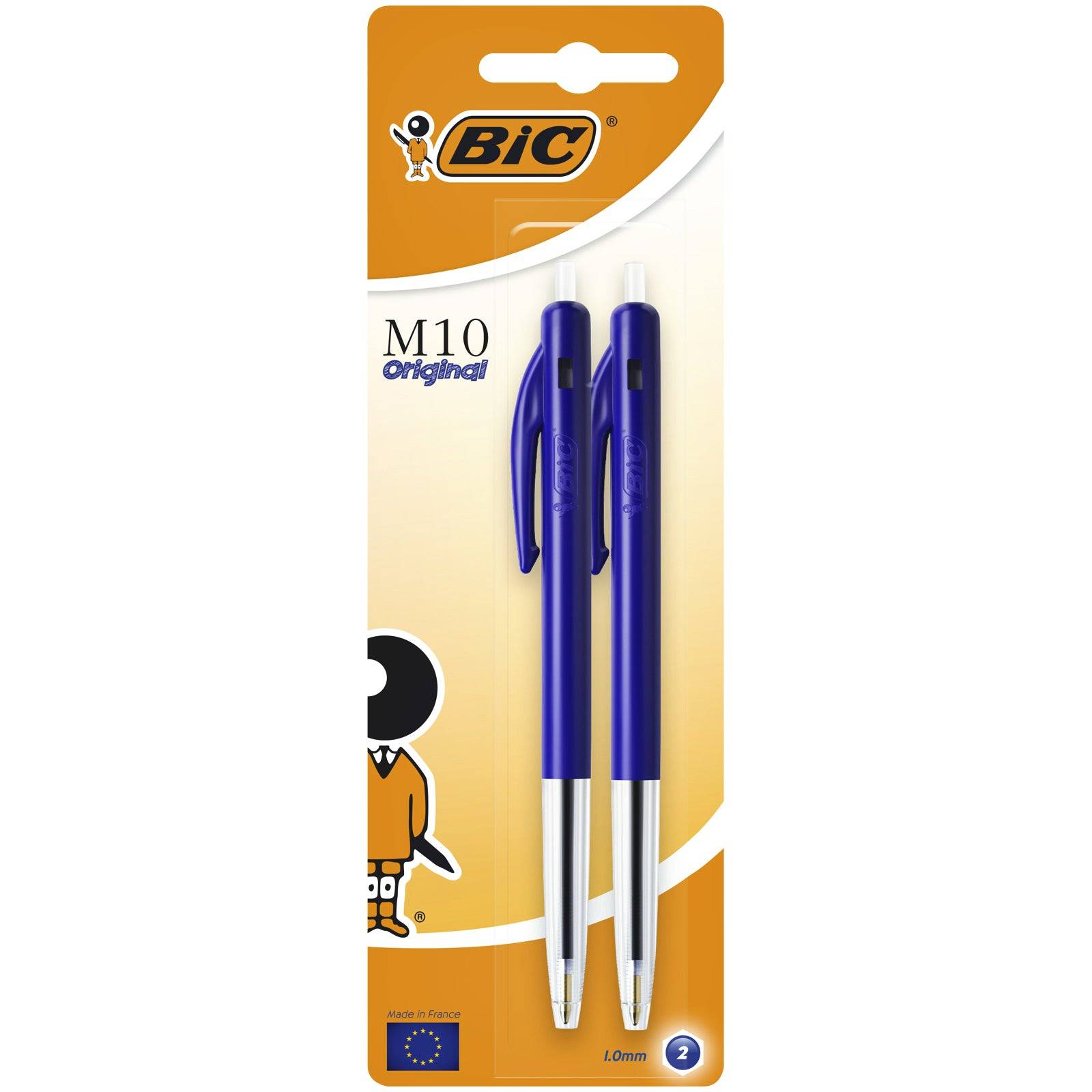 BIC 3086121601415 BIC - Balpen m10 m blauw-0