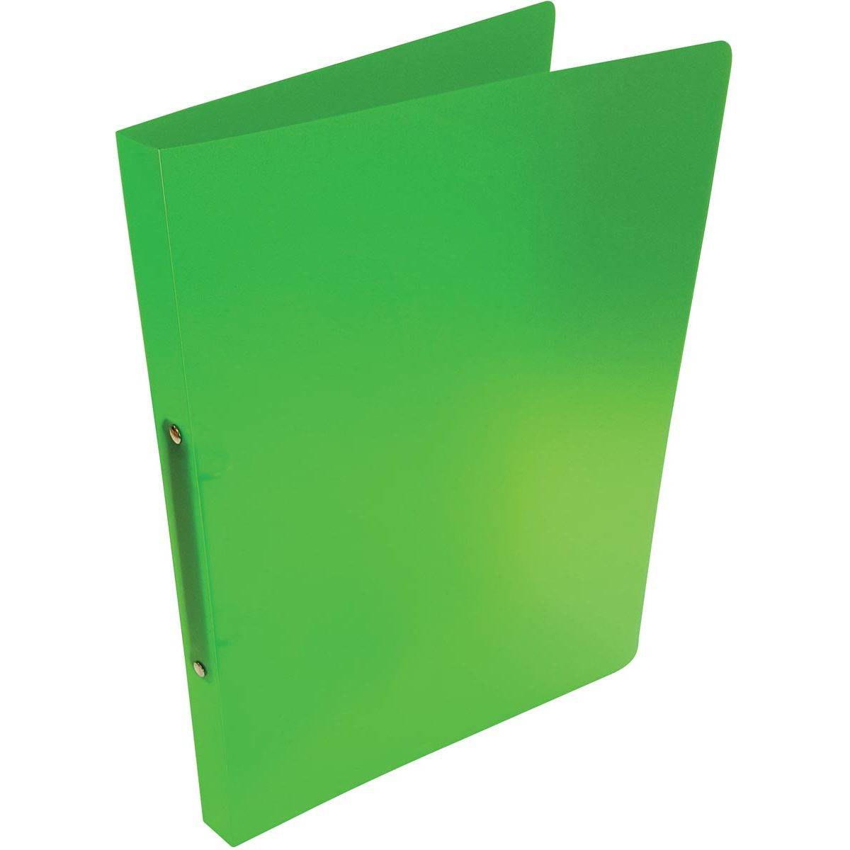 Alpha 5414202700364 Alpha - ringmap, voor ft A4, uit PP, 2 ringen van 16 mm, transparant groen-0