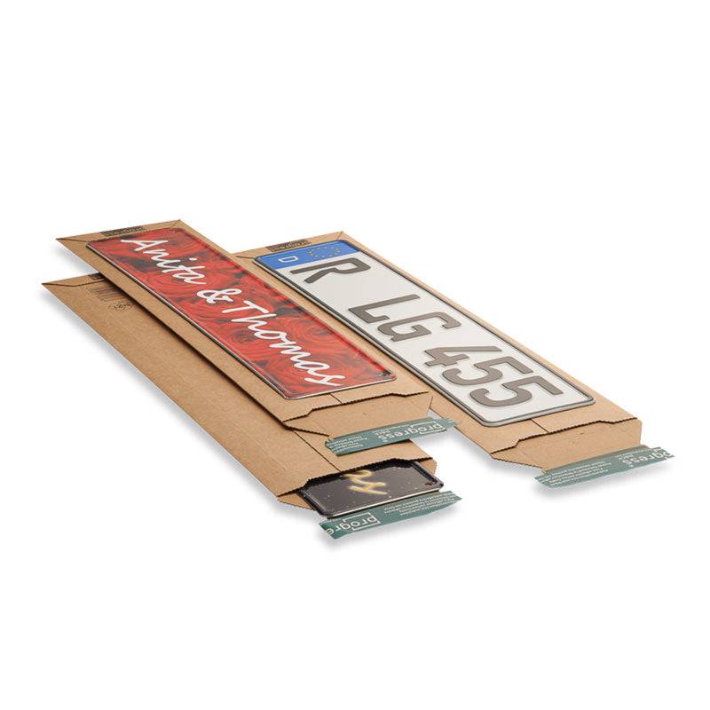 Klika 8721077727479 Klika - Golfkartonnen enveloppen 140 x 590 mm bruin | 25 stuks-0