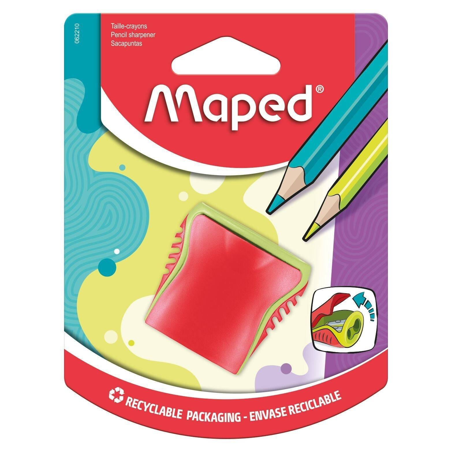 Maped 3154140622107 Maped - Puntenslijper boogy 2gaats assorti-0