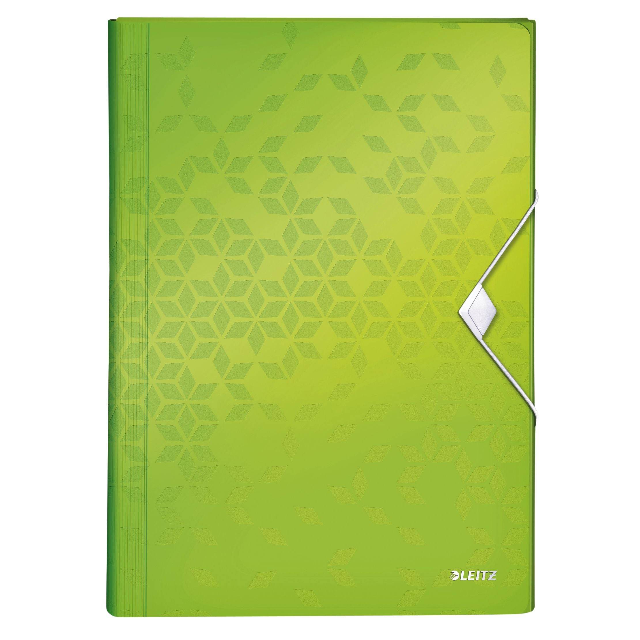 Leitz 4002432123339 Leitz - Projectmap wow voor a4 6 vaks pp groen-0