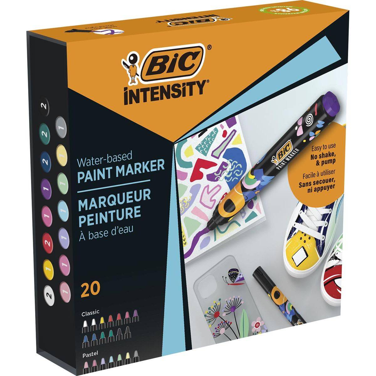 BIC 3086123775572 BIC - Intensity paintmarker, set van 20 stuks-0