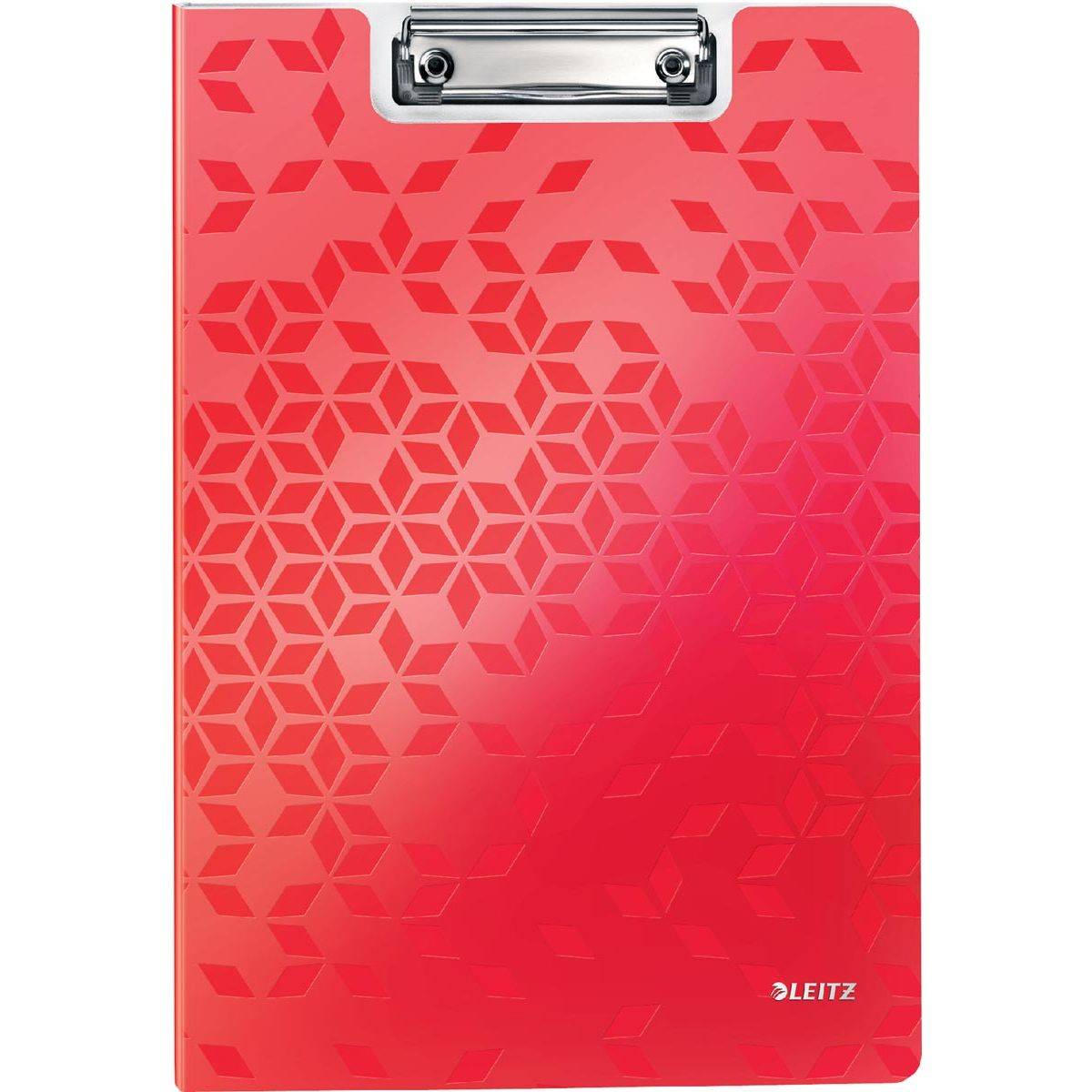 Leitz 4002432135066 Leitz - WOW klemmap met omslag, ft A4, rood-0