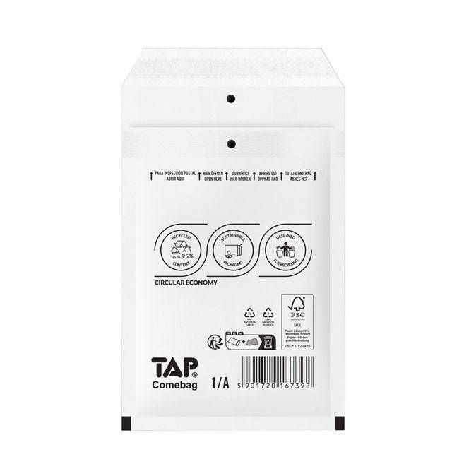 TAP 5901720161789 TAP - Envelop comebag luchtkussen 120x175mm 200st-0