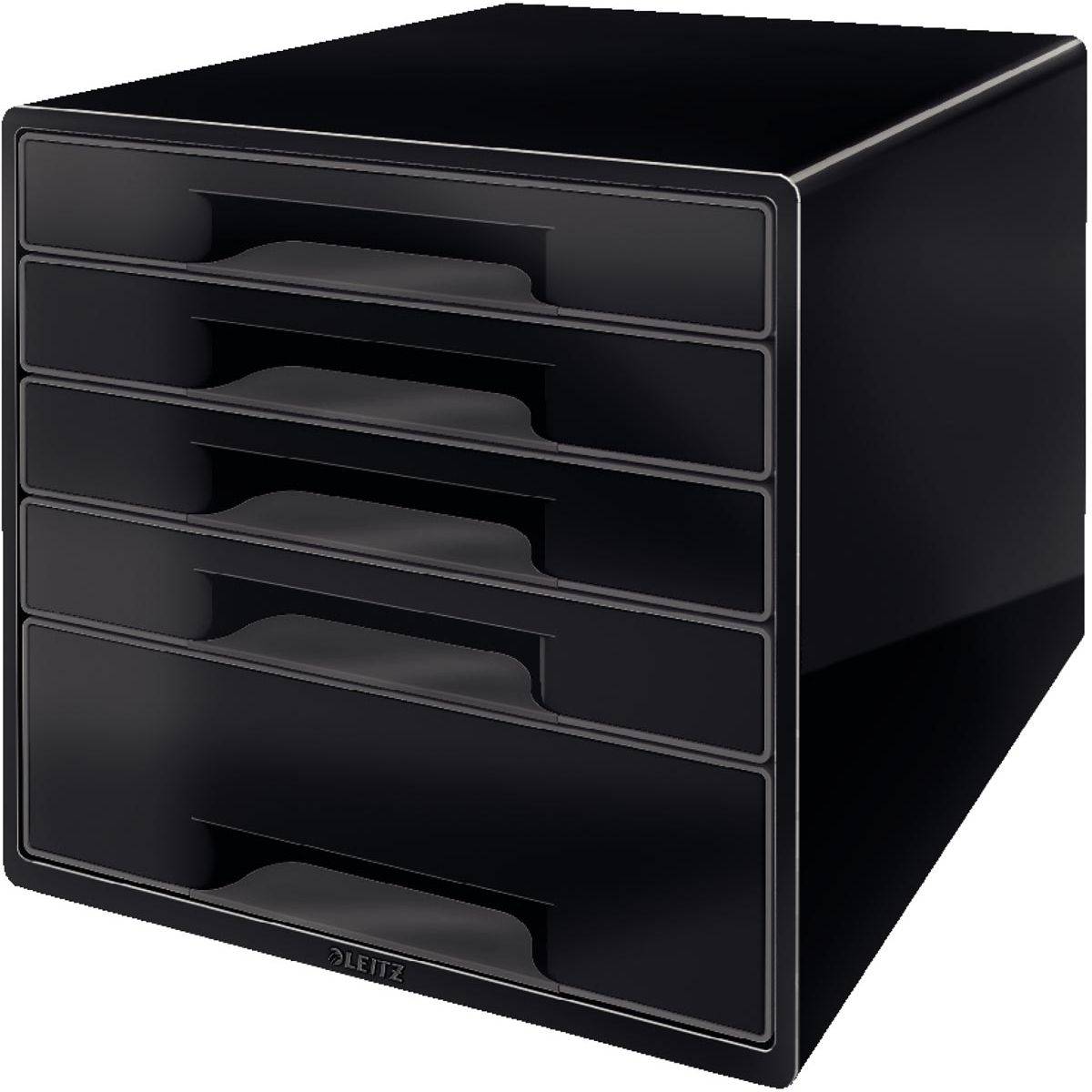 Leitz 4002432115501 Leitz - Dual Black ladenblok met 5 laden, zwart-0