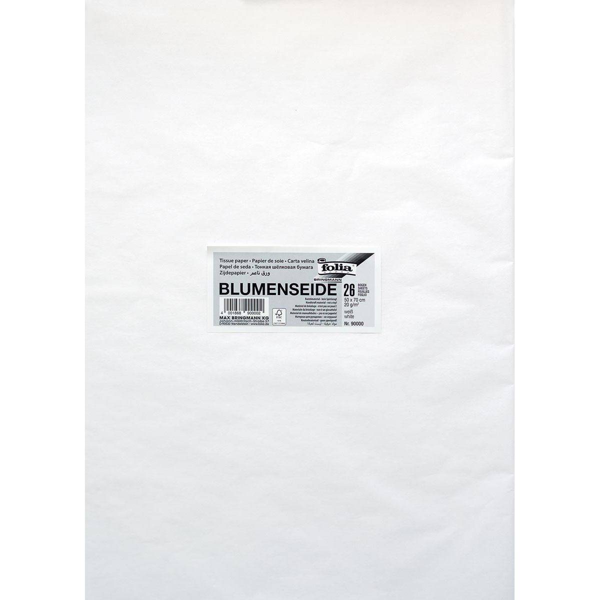 Folia 4001868900002 Folia - zijdepapier wit-0