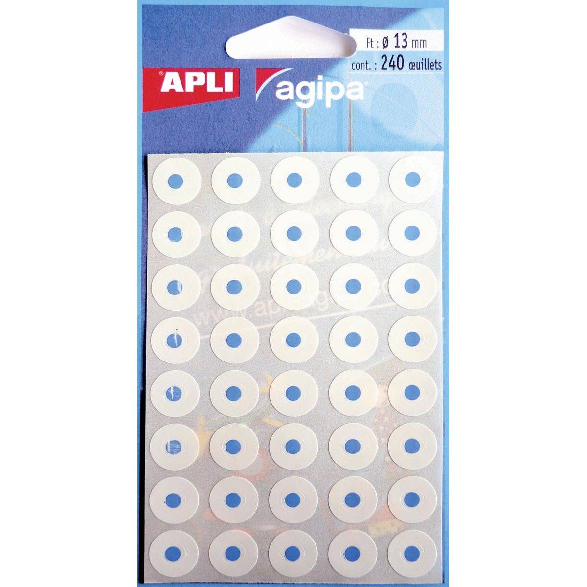 Agipa 3270241119312 Agipa - versterkingsringen etui van 240 stuks-0