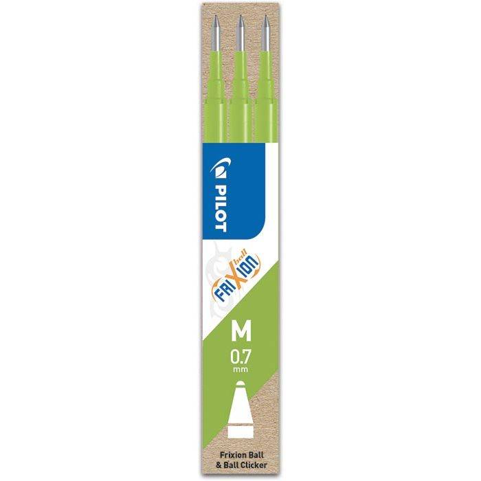 Pilot 4902505391798 Pilot - vullingen voor Frixion Ball en Frixion Ball Clicker, licht groen , etui met 3 stuks