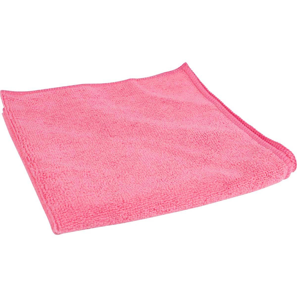 Klika 5425026412159 Klika - Microvezeldoek, ft 40 x 40 cm, roze, pak van 10 stuks-0