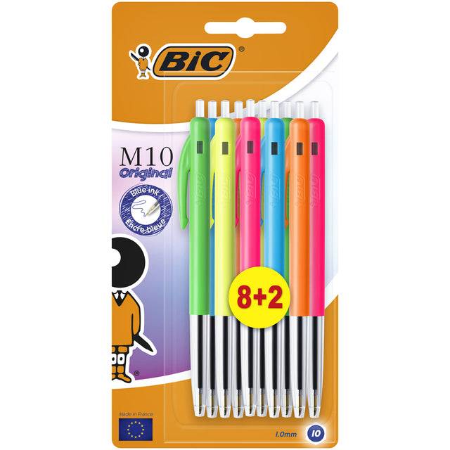 BIC 3086123258495 BIC - Balpen m10 m pastel assorti-0