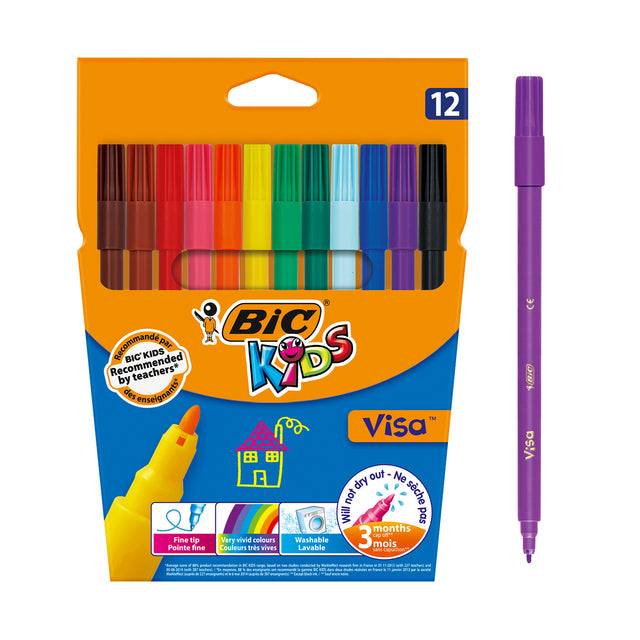 BIC 3086128886952 BIC - Kleurstift kids visa f assorti | 25 stuks-0