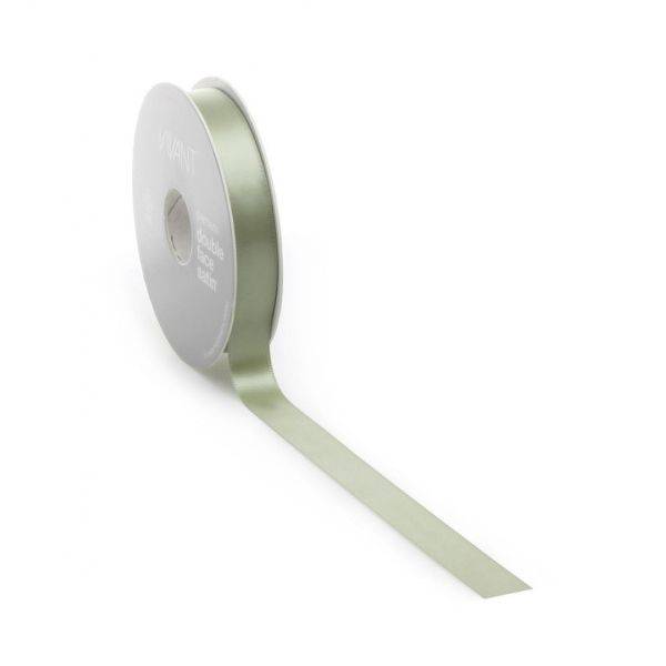 Klika 8713438559041 Satijnlint PREMIUM Double face 25mm x 25 meter green gold-0
