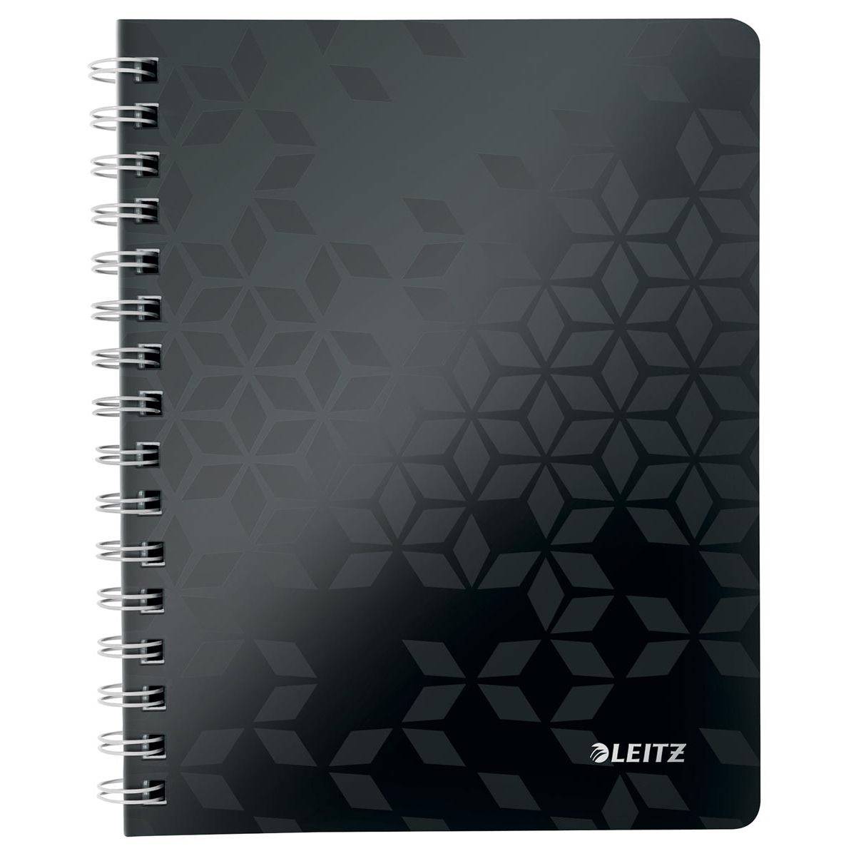 Leitz 4002432121366 Leitz - WOW schrift ft A5, gelijnd, zwart-0