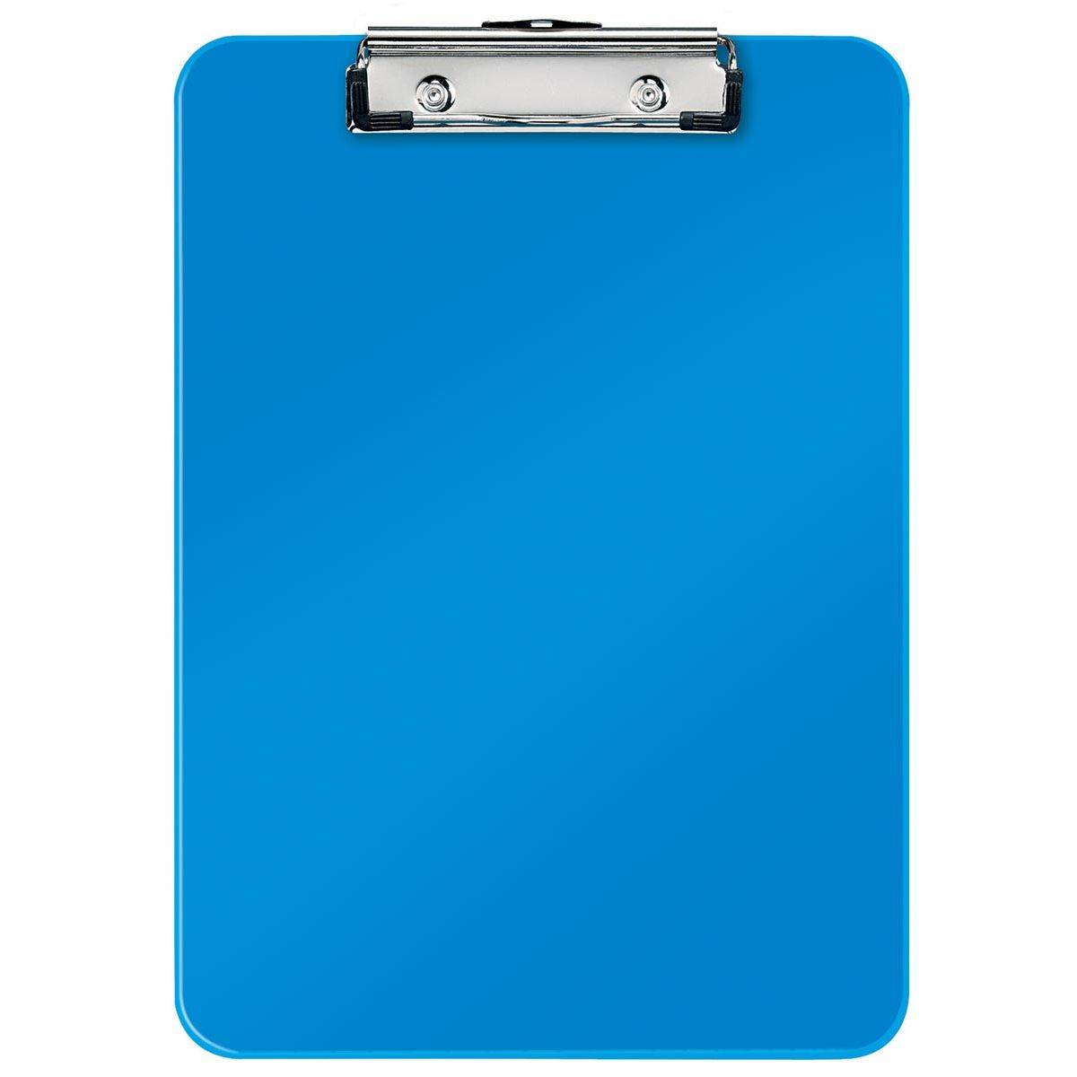 Leitz 4002432107285 Leitz - WOW klemplaat, ft A4, blauw-0