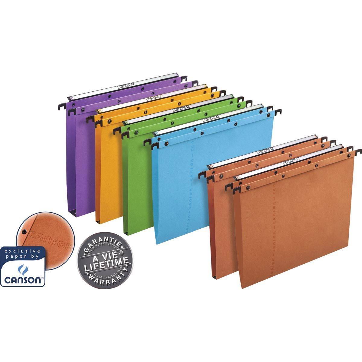 Elba 3362949903116 Elba - L'Oblique hangmappen voor laden AZO tussenafstand 380 mm, bodem 30 mm, oranje-0