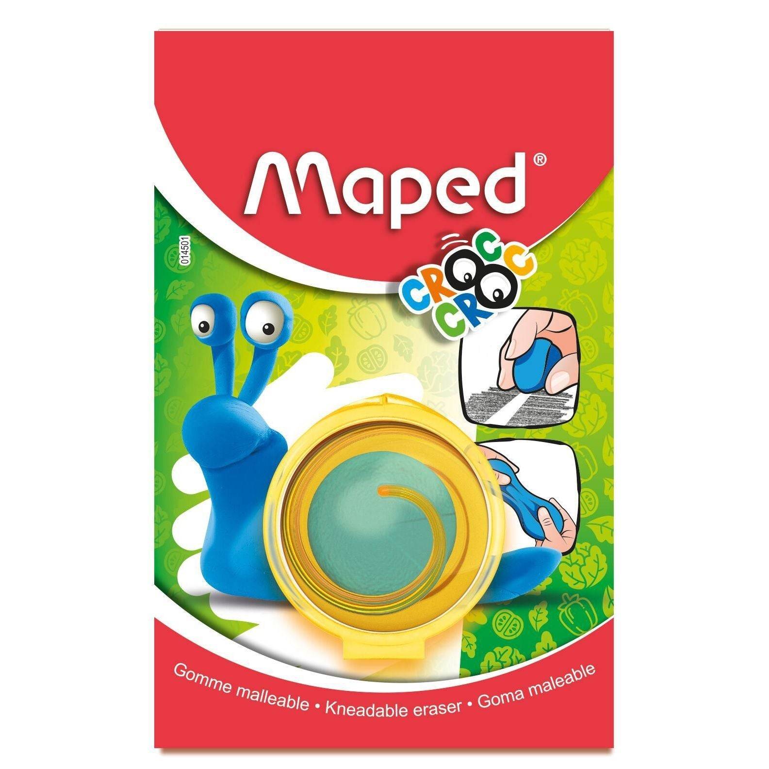 Maped 3154140145019 Maped - Kneedgum croc croc blister 1 stuk blauw-0