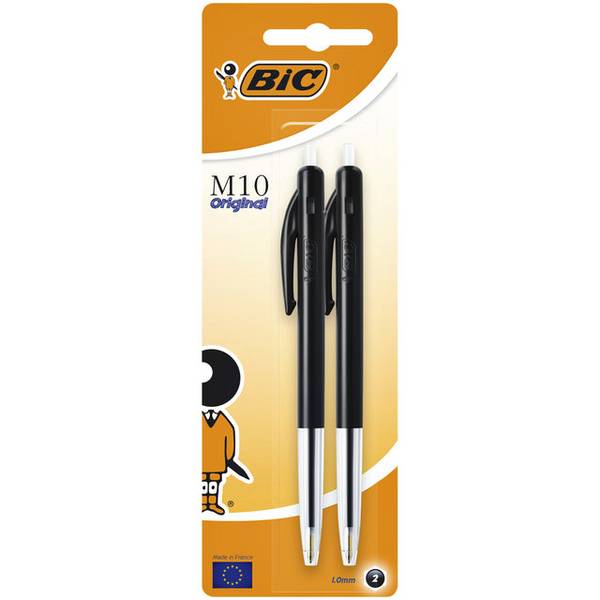 BIC 3086128020639  BIC -  Balpen  m10 m zwart | 20 stuks