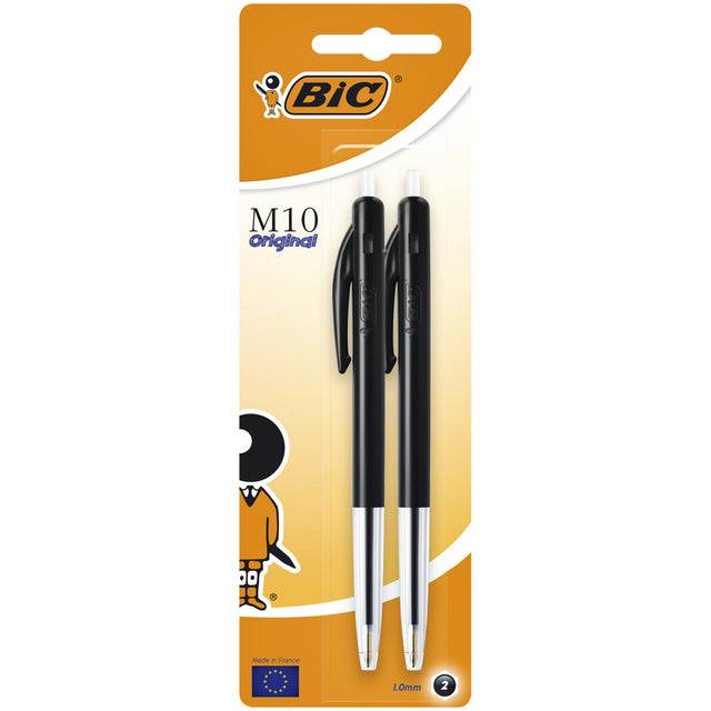 BIC 3086128020639 BIC - Balpen m10 m zwart | 20 stuks-0
