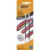 BIC 3086123763326 BIC - vulling voor balpen 4 Colours Smooth, medium, blister van 2 stuks, zwart