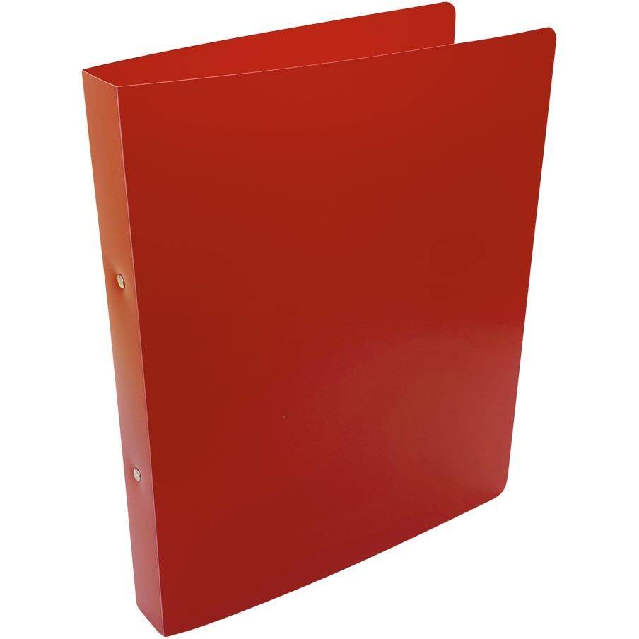 Alpha 5414202701354 Alpha - ringmap, voor ft A4, uit PP, 2 ringen van 25 mm, rood-0