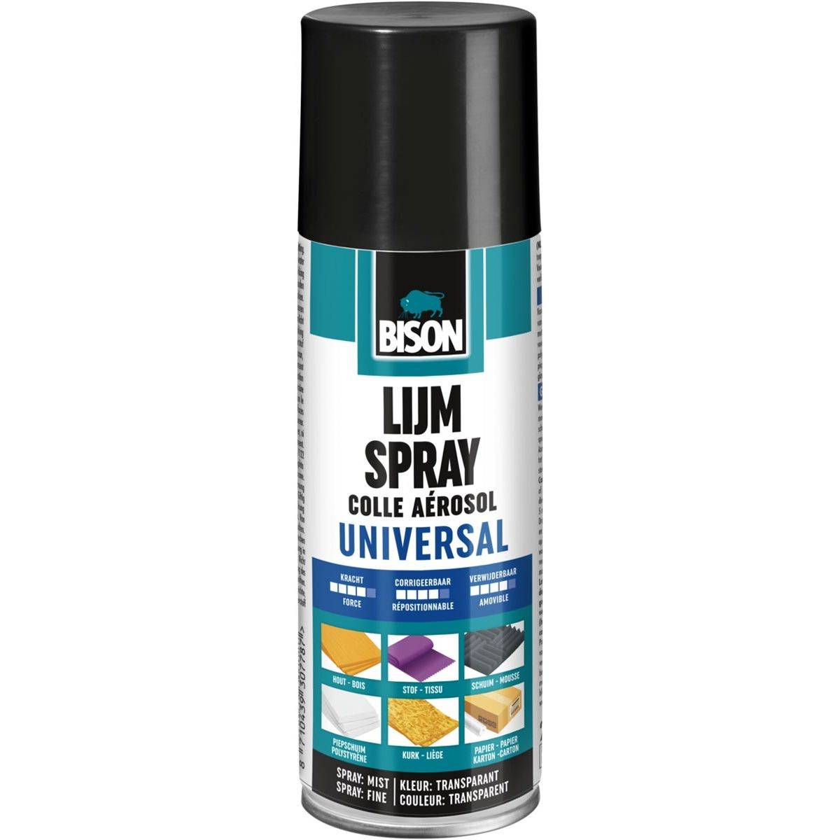 Bison 8710439015033 Bison - lijmspray Universal, 200 ml-0