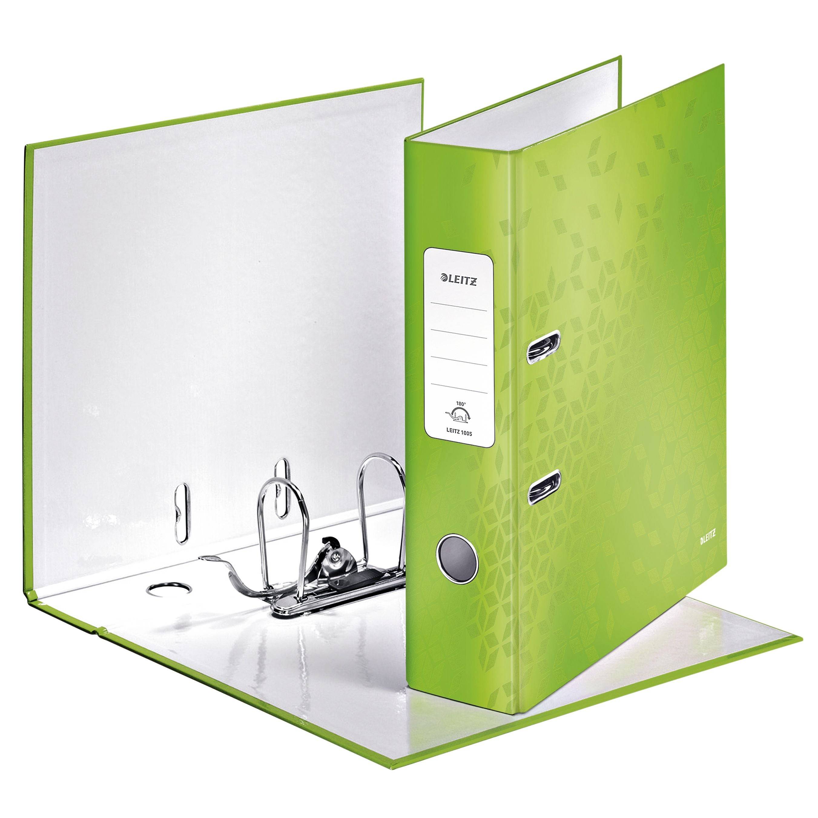Leitz 4002432599721 Leitz - 180° WOW ringband A4 Groen | 10 stuks-0