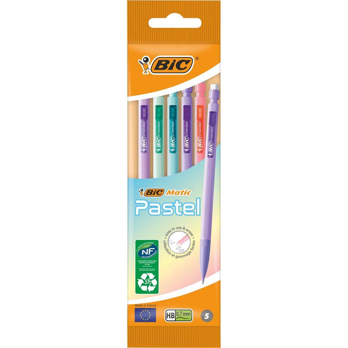 BIC 3086123714212 BIC - Matic vulpotlood tel, blister van 5 stuks-0
