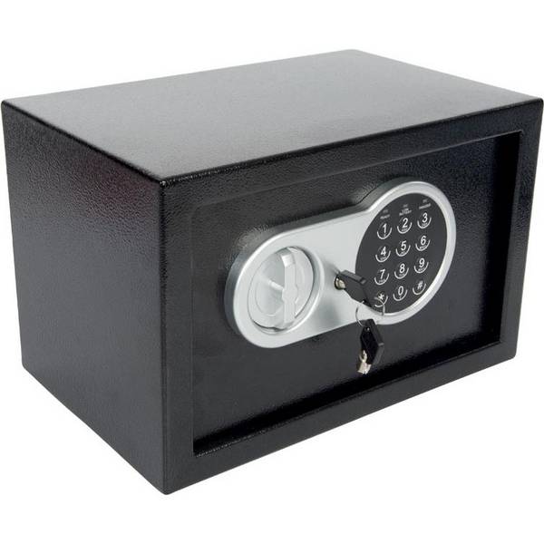 Perel 5410329695446  Perel -  elektronische kluis, openen en sluiten met 3-8-cijferige code