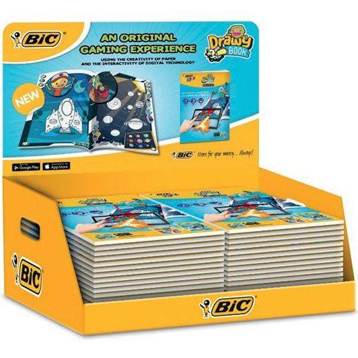 BIC 3086123460065 BIC - Kids kleurboek Drawy Book, display met 20 stuks-0