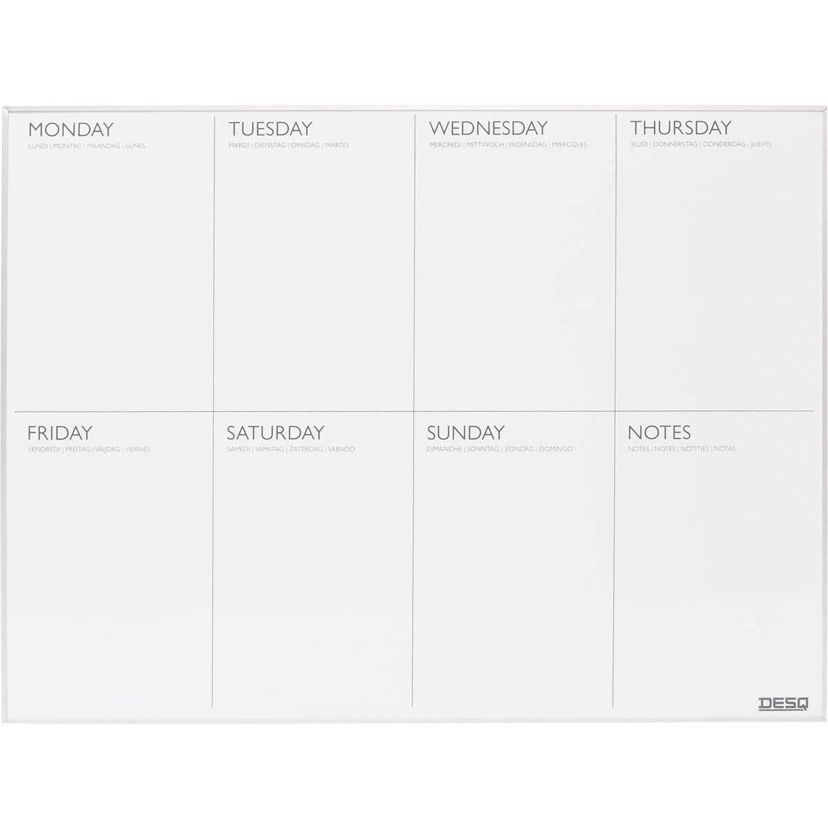 Desq 8717249816751 Desq - magnetische weekplanner ft 45 X 60 cm-0
